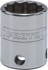 Proto® Tether-Ready 3/8" Drive Socket 17 mm - 12 Point - Exact Tooling