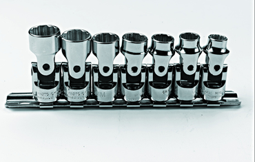 Proto® 3/8" Drive 7 Piece Metric Universal Socket Set - 12 Point - Exact Tooling