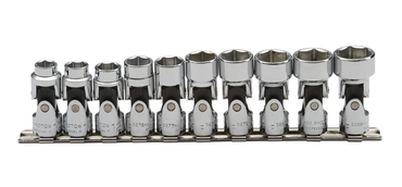 Proto® 3/8" Drive 10 Piece Metric Universal Socket Set - 6 Point - Exact Tooling