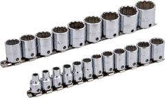 Proto® Tether-Ready 3/8" Drive 21 Piece Metric Socket Set - 12 Point - Exact Tooling