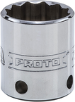 Proto® Tether-Ready 3/8" Drive Socket 21 mm - 12 Point - Exact Tooling