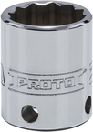 Proto® Tether-Ready 3/8" Drive Socket 3/4" - 12 Point - Exact Tooling