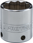 Proto® Tether-Ready 3/8" Drive Socket 25 mm - 12 Point - Exact Tooling