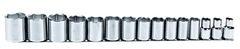 Proto® 1/2" Drive 15 Piece Socket Set - 6 Point - Exact Tooling