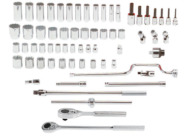 Proto® 1/2" Drive 65 Piece Socket, Combination Set - 8 and 12 Point - Exact Tooling