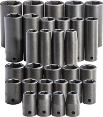 Proto® 1/2" Drive 30 Piece Impact Socket Set - Exact Tooling