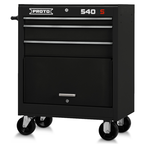 Proto® 440SS 27" Roller Cabinet - 3 Drawer, Black - Exact Tooling