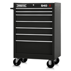 Proto® 440SS 27" Roller Cabinet - 7 Drawer, Black - Exact Tooling
