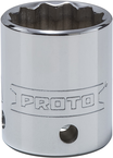 Proto® Tether-Ready 1/2" Drive Socket 1" - 12 Point - Exact Tooling