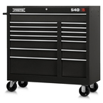 Proto® 440SS 41" Workstation - 15 Drawer, Black - Exact Tooling