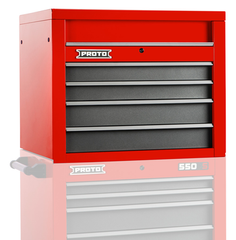 Proto® 550S 34" Top Chest - 4 Drawer, Gloss Red - Exact Tooling