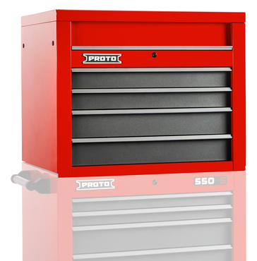 Proto® 550S 34" Top Chest - 4 Drawer, Gloss Blue - Exact Tooling