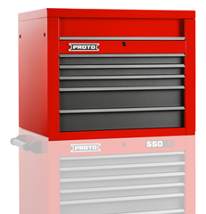 Proto® 550S 34" Top Chest - 5 Drawer, Gloss Red - Exact Tooling