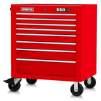 Proto® 550S 34" Roller Cabinet - 8 Drawer, Gloss Red - Exact Tooling