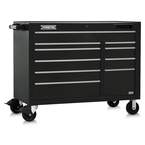 Proto® 550E 50" Front Facing Power Workstation w/ USB - 10 Drawer, Gloss Black - Exact Tooling