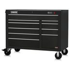 Proto® 550E 50" Power Workstation - 10 Drawer, Gloss Black - Exact Tooling
