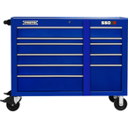 Proto® 550S 50" Workstation - 10 Drawer, Gloss Blue - Exact Tooling