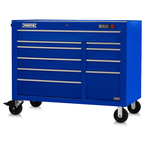 Proto® 550E 50" Power Workstation - 10 Drawer, Gloss Blue - Exact Tooling