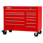 Proto® 550S 50" Workstation - 12 Drawer, Gloss Red - Exact Tooling