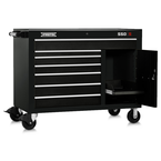 Proto® 550S 50" Workstation - 7 Drawer & 1 Shelf, Gloss Black - Exact Tooling