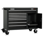 Proto® 550S 50" Workstation - 8 Drawer & 1 Shelf, Gloss Black - Exact Tooling