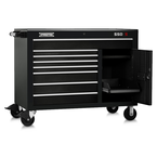 Proto® 550S 50" Workstation - 8 Drawer & 2 Shelves, Gloss Black - Exact Tooling