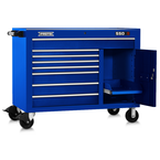 Proto® 550S 50" Workstation - 8 Drawer & 1 Shelf, Gloss Blue - Exact Tooling