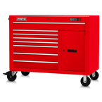 Proto® 550S 50" Workstation - 8 Drawer & 2 Shelves, Gloss Red - Exact Tooling