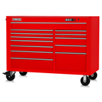 Proto® 550S 57" Workstation - 13 Drawer, Gloss Red - Exact Tooling