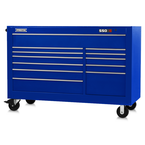 Proto® 550S 66" Workstation - 12 Drawer, Gloss Blue - Exact Tooling