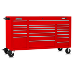 Proto® 550S 67" Workstation - 20 Drawer, Gloss Red - Exact Tooling
