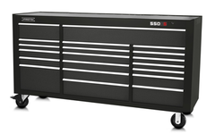 Proto® 550S 78" Workstation - 20 Drawer, Dual Black - Exact Tooling