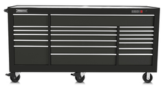 Proto® 550S 88" Workstation - 18 Drawer, Dual Black - Exact Tooling