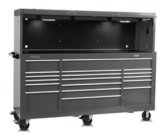 Proto® 550S 88" Workstation - 20 Drawer, Gloss Red - Exact Tooling