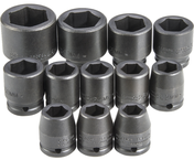 Proto® 3/4" Drive 26 Piece Metric Impact Socket Set - 12 Point - Exact Tooling