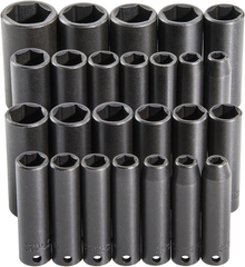 Proto® 3/8" Drive 25 Piece  Deep Impact Socket Set - 6 Point - Exact Tooling