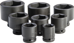 Proto® 3/4" Drive 8 Piece Impact Socket Set - 6 Point - Exact Tooling