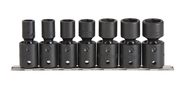 Proto® 1/2" Drive 7 Piece Deep Universal Impact Socket Set - 6 Point - Exact Tooling