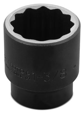 Proto® 1/2" Drive Impact Socket 1-3/8" - 12 Point - Exact Tooling