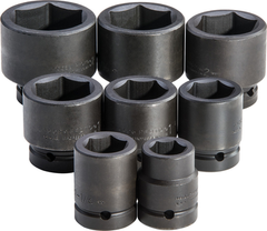 Proto® 1" Drive 8 Piece Impact Socket Set - 6 Point - Exact Tooling