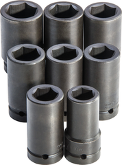 Proto® 1" Drive 8 Piece Deep Metric Impact Socket Set - 6 Point - Exact Tooling