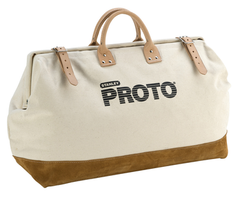 Proto® Extra Heavy Duty Polyester Leather Reinforced Tool Bag - 24" - Exact Tooling