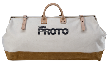 Proto® Extra Heavy Duty Polyester Leather Reinforced Tool Bag - 27" - Exact Tooling
