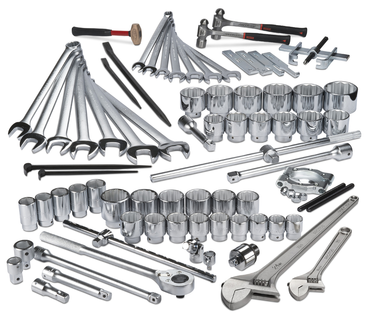 Proto® 71 Piece Master Heavy Equipment Set With Roller Cabinet J453441-8RD - Exact Tooling