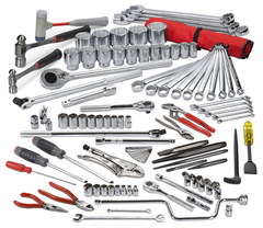 Proto® 92 Piece Heavy Equipment Set With Top Chest J442715-6RD-D - Exact Tooling