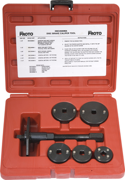 Proto® 6 Piece Universal Disc Brake Caliper Set - Exact Tooling