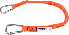 Proto® Elastic Lanyard With 2 Stainless Steel Carabiners - 25 lb. - Exact Tooling