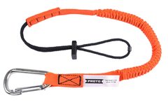 Proto® Elastic Lanyard With Stainless Steel Carabiner - 15 lb. - Exact Tooling