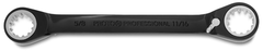 Proto® Black Chrome Double Box Reversible Ratcheting Wrench 5/8" x 11/16" - Spline - Exact Tooling