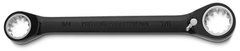 Proto® Black Chrome Double Box Reversible Ratcheting Wrench 3/4" x 7/8" - Spline - Exact Tooling